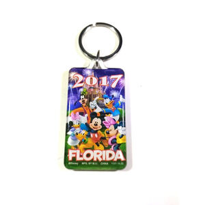Disney 2019 Mickey Mouse & Friends Florida Keychain acrylic